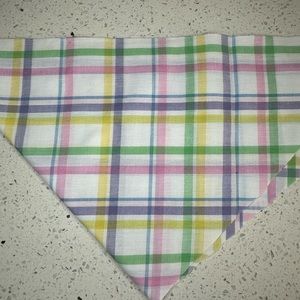 Spring/Easter colored doggie bandana.